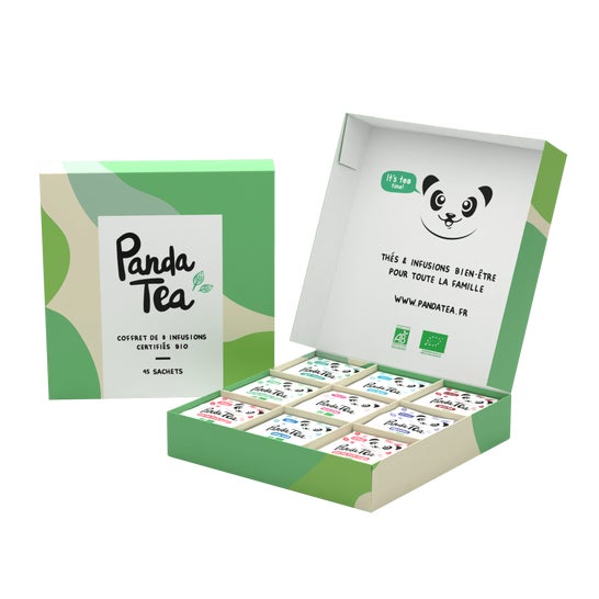Panda Tea Cofre Infusiones 8 Mezclas