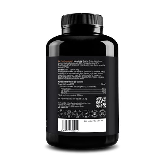 Zenement Extracto Reishi Ecológico 180 caps