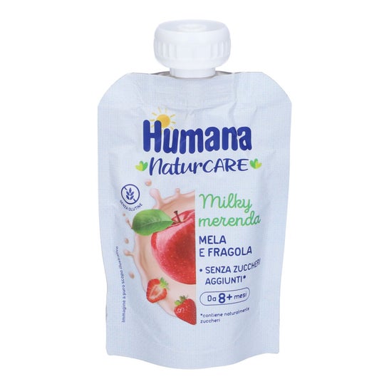 Humana Milkymerenda Manzana Fresa 100g