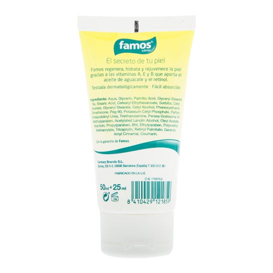 Famos Crema Manos Regeneradora Aceite de Aguacate 75ml