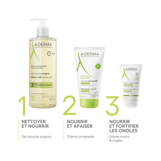 A-DERMA shower gel sobregraso 750ml