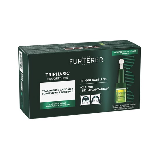 René Furterer Triphasic Progressive Anti-Hair Loss Treatment 8x5.5ml