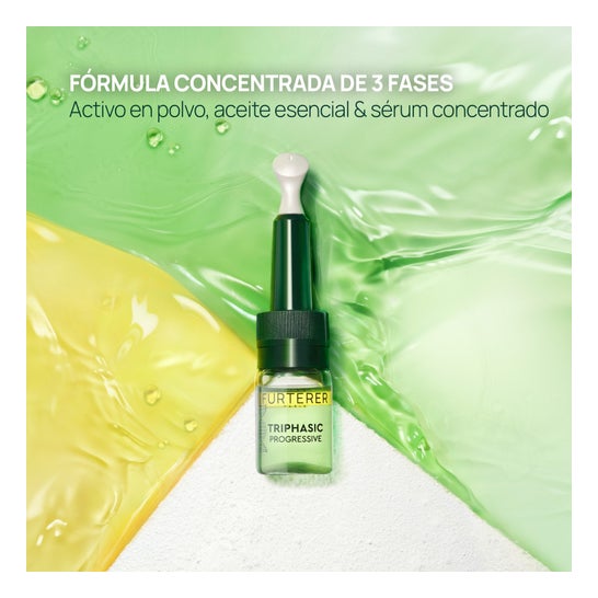 René Furterer Triphasic Progressive Gentech Anticaída Caída Progresiva 8x5,5 ml