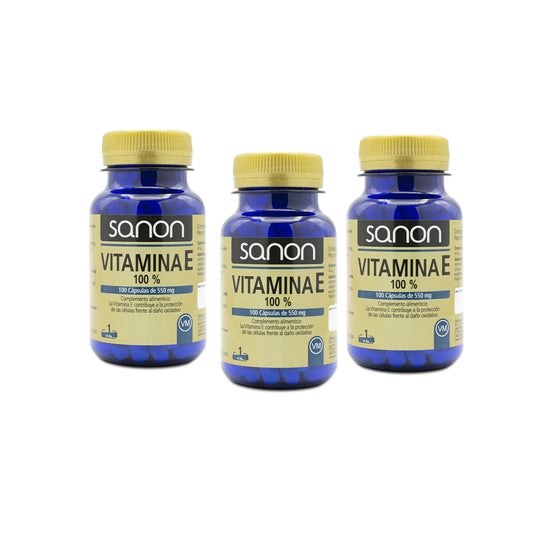 Sanon Pack Vitamina E 100% 550mg 1ud