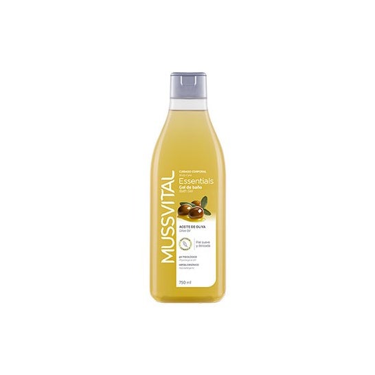 Gel da bagno all'olio d'oliva Mussvital Essentials 750 ml