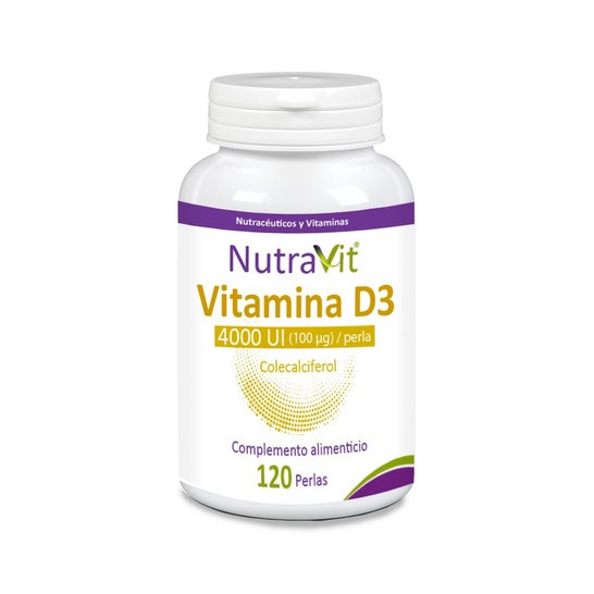 NutraVit Vitamina D3 4000UI 120 perlas