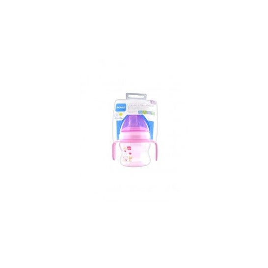 MAM Cup 1Boquilla suave de silicona 6+m Rosa 150 ml