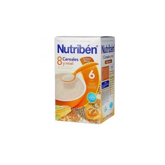 Nutribén® 8 cereales miel y galletas 600 g