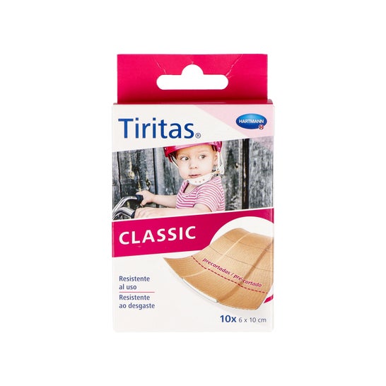 Tiritas™ pre-cut fabric 1x6 cm 10 uts
