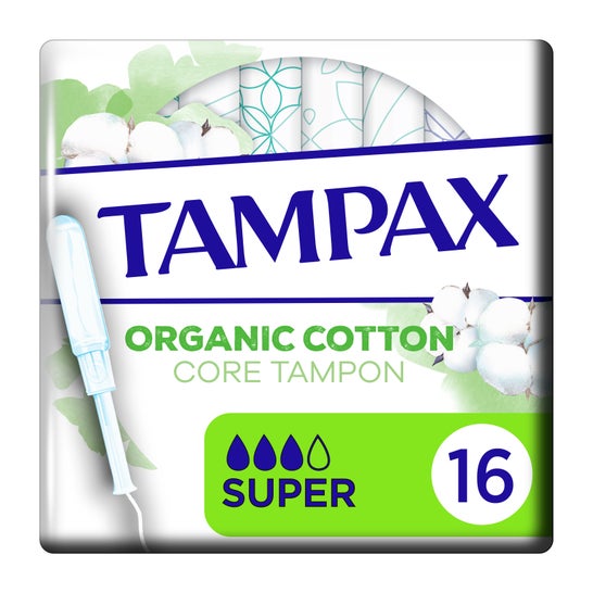 Tampax Bio Tampon de Algodon Super 16uds