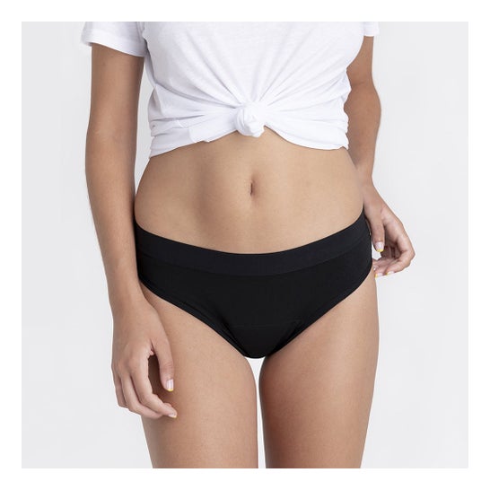 Platanomelon Kiwitas Menstrual Panties Sporty M Black