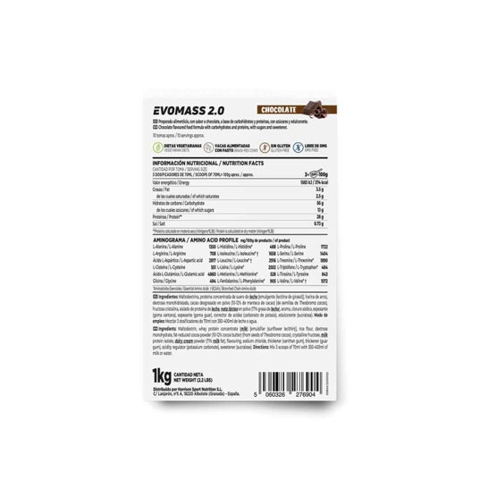 HSN Evomass 2.0 Ganador de Peso Chocolate 1kg