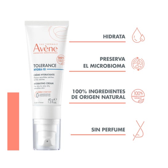 Avène Tolerance Hydra-10 Crema Hidratante Pieles Sensibles Secas a Muy Secas 40 ml