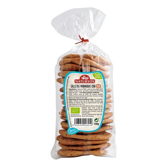 Natursoy Sea Biscuits With Chia  140g