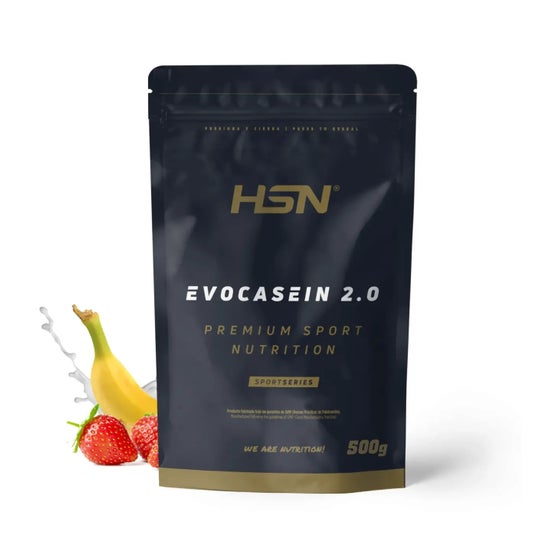 HSN Evocasein 2.0 Caseína Micelar + Digezyme® Fresa y Plátano 500g