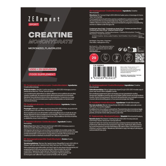 Zenement Creatina Monohidrato 100 g