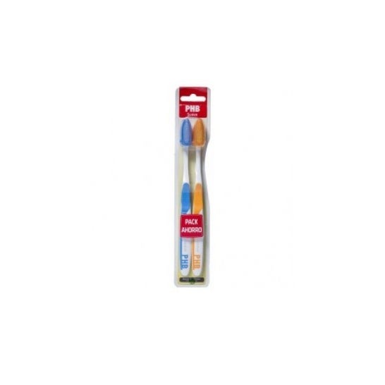 PHB Plus cepillo dental suave adulto 2 uds