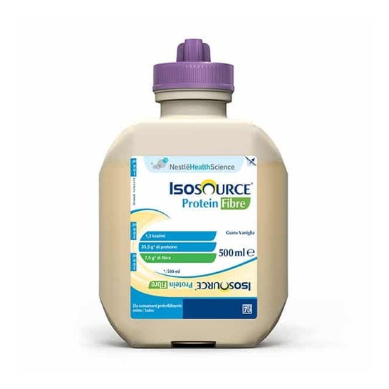 Isosource Protein Fibra 500 Ml 12 Botellas Vainilla