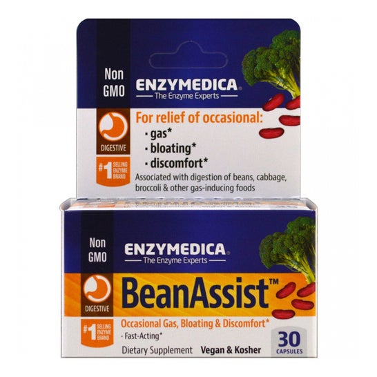 Enzymedica BeanAssist 30 kapsler