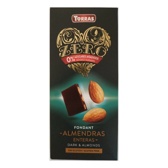 Torras Chocolate Negro Almendras Zero