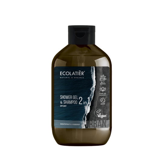 Ecolatier Energy Cypress 2 In 1 Shower Gel Shampoo 600ml