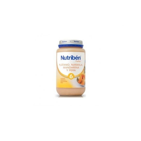 Nutribén® plátano, naranja, mandarina y pera 250g