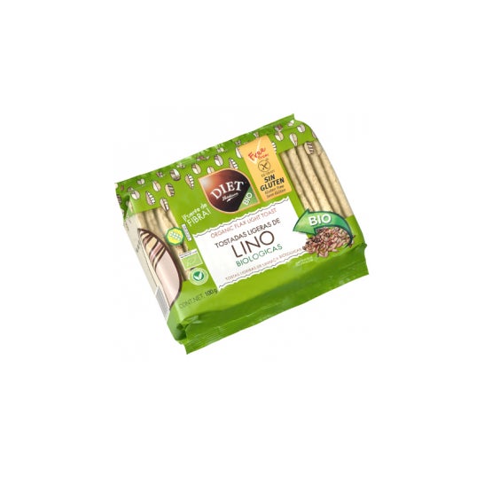 Diet-Radisson Tostadas Ligeras Lino Bio Sin gluten 100 g