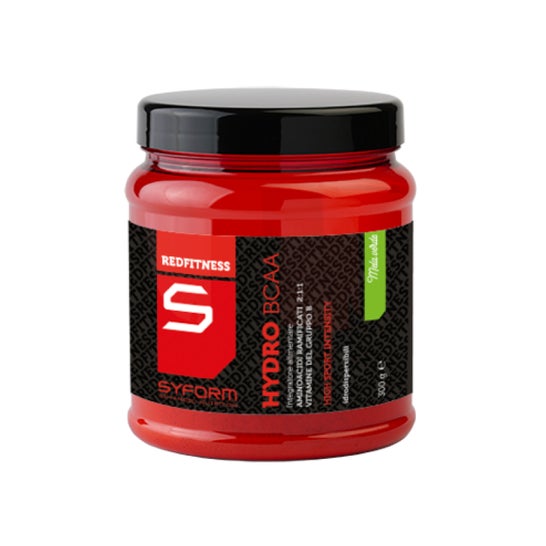 New Syform Red Fitness Hydro Bcaa Green Apple 300g