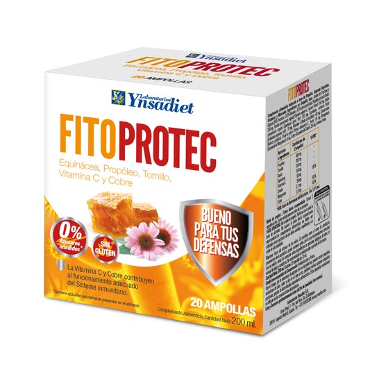Ynsadiet Fitoprotect 20 ampollas