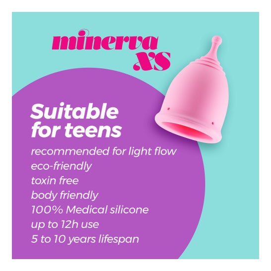 Crushious Copa Menstrual Minerva XS con Bolsa 1ud