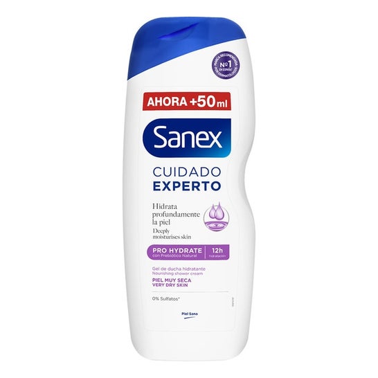 Sanex Cuidado Experto Pro Hydrate Gel Ducha Piel Muy Seca 600ml