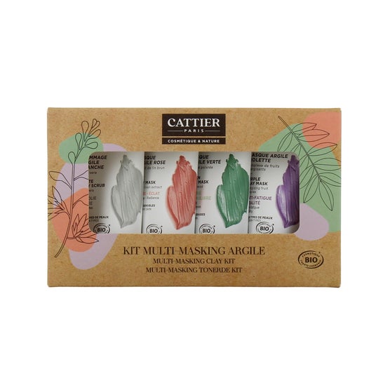Cattier Kit Multi-Masking Arcilla Bio 4x30ml