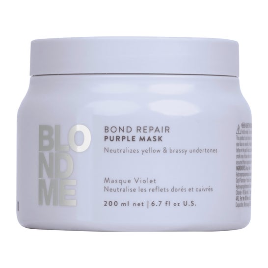 Schwarzkopf Blondme Bond Repair Tratamiento Morado 200 ml