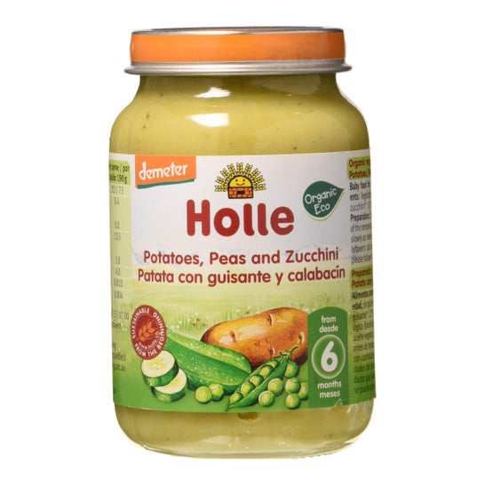 Holle Bio Patate Piselli Zucchine 190 g