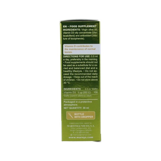 Marnys Vitamina D Líquida 30 ml
