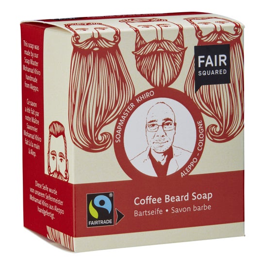 Fair Squared Beard Soap con caffè 2x80g