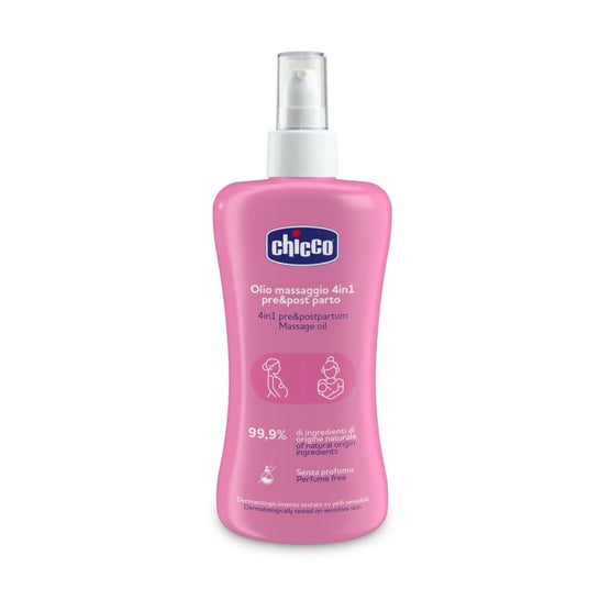 Chicco Aceite Masaje Pre y Posparto 4 en 1 200ml