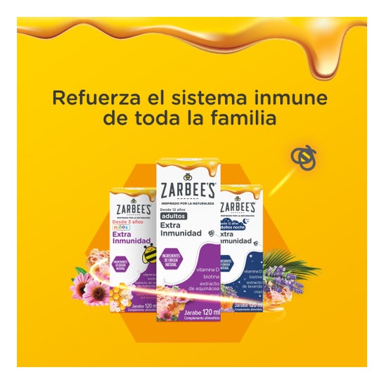 Zarbee's Adultos Noche Extra Inmunidad Jarabe 120 ml
