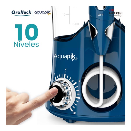 Aquapik Pro Irrigador Dental Profesional Azul