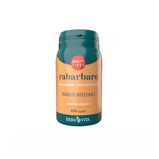Erba Vita Ruibarbo 500mg 60caps