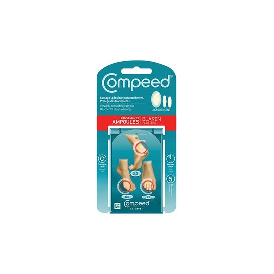 Compeed™ blister dressings assorted 5 u.