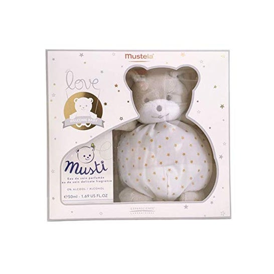 Mustela Musti Eau de Soin 50ml + Teddy Bear Chest 2018
