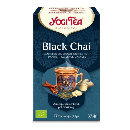 Yogi Tea, Chai Rooibos - Infusión Herbal Chai Rooibos, 16 sobres