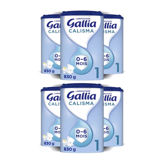 Gallia Calisma Pack Leche Infantil 1 0-6M 6x830 g