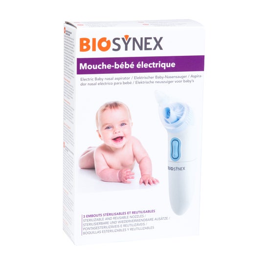 Biosynex Exacto aspirador nasal eléctrico para bebés - Baño del bebé