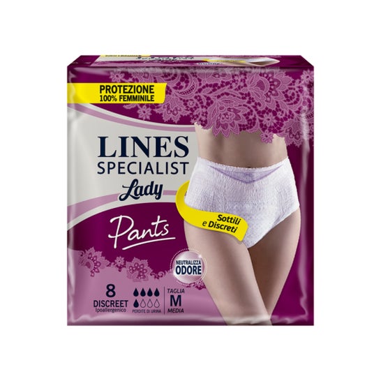 Lines Specialist Lady Pants Discreet Taglia M 8 Unità