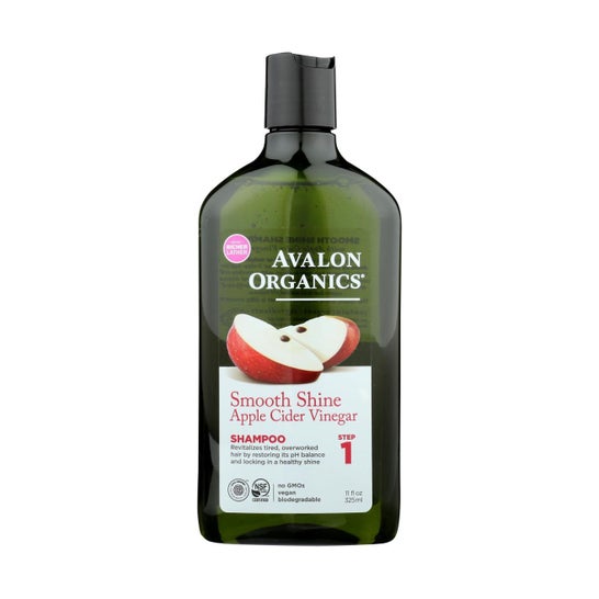 Avalon Organics Champú Vinagre Sidra Manzana 325ml