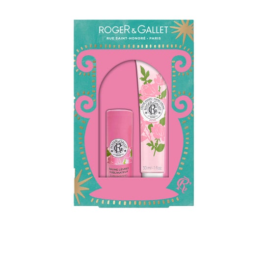 Roger & Gallet Rosa Pack Bálsamo Labial + Crema Manos