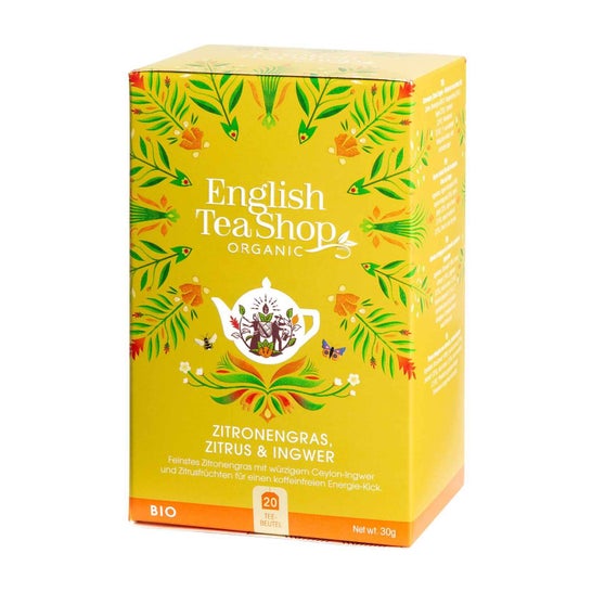 English Tea Shop Lemongras Ginger Citrus Tea 20 Sachets