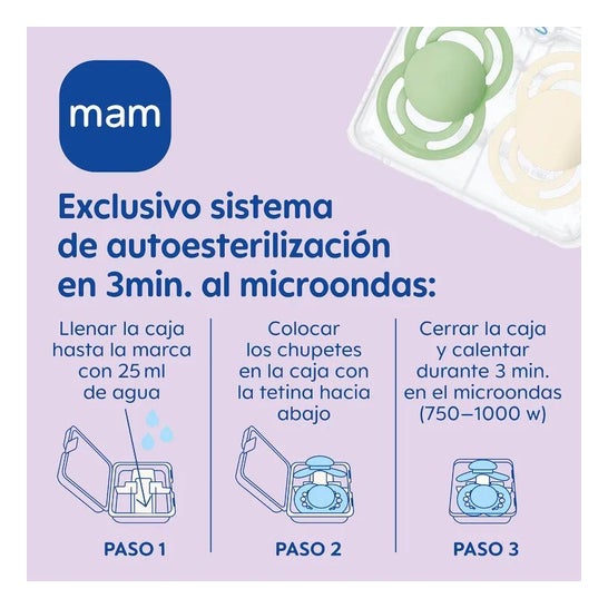 Mam Silicone Fopspeen Perfect 2-6M Roze 1 stuk Mam Silicone Fopspeen Perfect 2-6M Roze 1 stuk